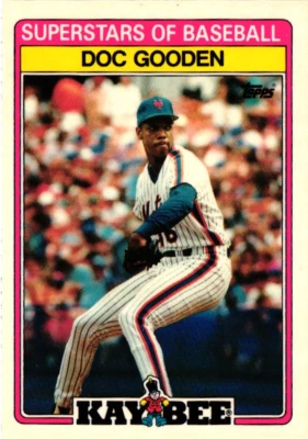 1989 Topps Kay Bee Toys Superstars of Baseball - #14 Dwight Doc Gooden - Mets - Image 1 of 2