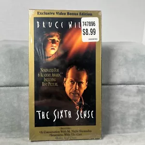 BRAND NEW SEALED The Sixth Sense VHS 2000, Bonus Edition Vintage horror - Imagen 1 de 4