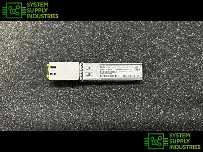 Dell 1G Gigabit RJ45 1GBase-T SFP Module Transceiver SFP-1G-T PN: XTY28 - Image 1 of 3