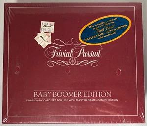 Trivial Pursuit Baby Boomer Edition Set Subsidiario Edición Genius SELLADO NUEVO - Imagen 1 de 4