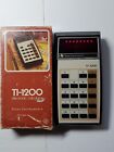 Texas Instruments TI-1200 Vintage Calculator - MINT CONDITION IN BOX - WORKS