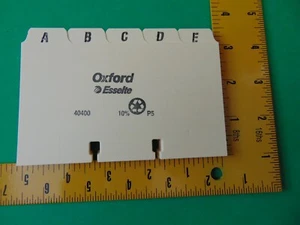 25 Brand New A-Z Rolodex Guide Index Manila Tabs for Rolodex 3 x 5" Card File - Picture 1 of 3