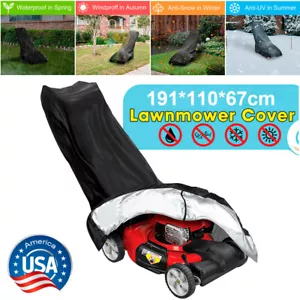 Cubierta de cortadora de césped de empuje al aire libre impermeable protector UV resistente ajuste universal - Imagen 1 de 10