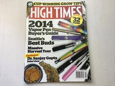 HIGH TIMES MAGAZINE FRONT COVER Cup Winning Grow Tips January 2014 - Image 1 of 4