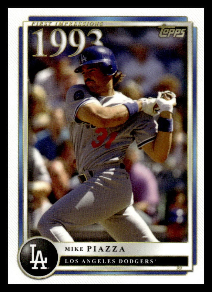 2022 Topps x Aaron Judge Mike Piazza   28 Los Angeles Dodgers - Image 1 of 2