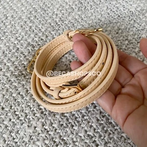 Cream Crossbody Vachetta Leather Strap Replacement For Louis Vuitton Croisette - Picture 1 of 4