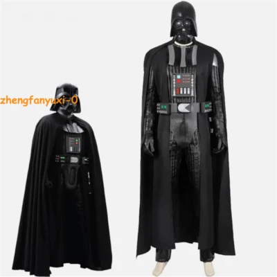 Star Wars Darth Vader Disfraz Cosplay Anakin Sith Lord Conjunto Halloween Hombres Traje Foto 1 de 4