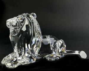 Figura León Cristal Austriaco Swarovski Caja Original Anual RETIRADA NUEVA EN CAJA - Imagen 1 de 2