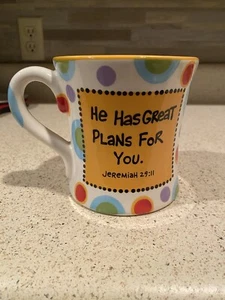Our Name is Mudd "Good Things Are Gonna Happen" übergroße spirituelle bunte Tasse - Bild 1 von 10