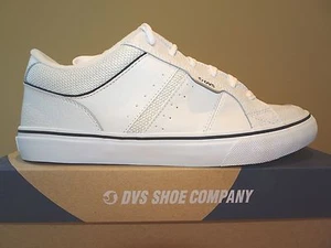 NWD Men's DVS Barton Leather Athletic Shoe #DVF0000231 001 White -  - Picture 1 of 6