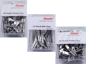 Single,Double Prong Alligator Hair Clips Duck Bill Clips Metal 4 Baby Hair Bows - Picture 1 of 4