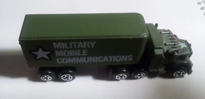 Vintage Galoob 1989 Micro Machines Semi Truck Military Mobile Communications  - Image 1 of 3