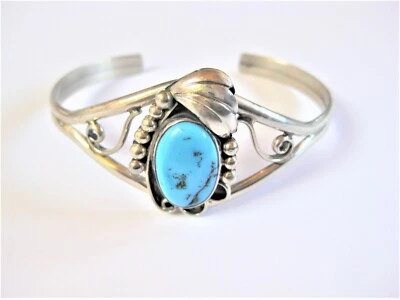 Armspange Silber 925 mit Türkis, 12,07 g - Bild 1 von 3