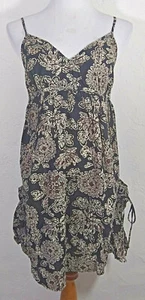 Charlotte Russe Juniors Dress Small Floral Multicolor Pockets V Neck Sleeveless - Picture 1 of 5