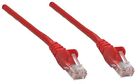 Intellinet Network Patch Cable Cat5e 3m Red CCA U/UTP PVC RJ45 Gold Plated Conta
