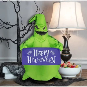 Nightmare Christmas Oogie Boogie Happy Halloween 18.5 inch Airdorable Inflatable - Picture 1 of 3