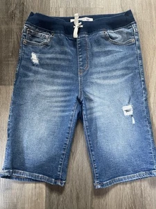 Old Navy Karate Sum Built-in Flex Max Jean Shorts Boys Size 14-16 - Picture 1 of 3