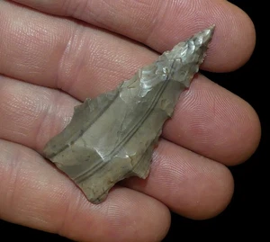 RICE LOBED LOGAN CO ARKANSAS INDIAN ARROWHEAD ARTIFACT COLLECTIBLE RELIC - Picture 1 of 7