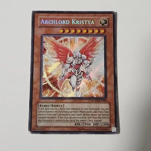 Yu-Gi-Oh Archlord Kristya - Stardust Overdrive (SOVR-EN096) Secret Rare Yugioh - Picture 1 of 4