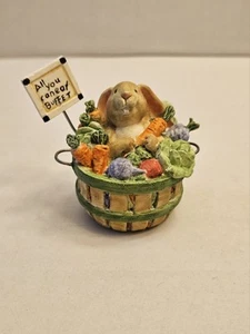 Statuina Hare Heaven coniglio mascalzoni Sandi Gore Evans Midwest di Cannon Falls - Foto 1 di 9