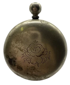 Antique Flower Double Hunter 14s Pocket Watch Case - Picture 1 of 16