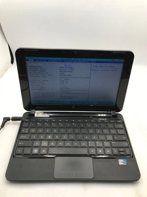 HP Mini 2102 Intel Atom 1.6GHz 10" NetBook 2Gb RAM- BOOTS TO BIOS  -MZ - Image 1 of 4