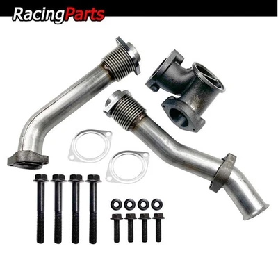 Turbocharger Diesel With Hardware Bellowed Up Pipe Kit For Ford 1999.5-2003 7.3L - Image 1 of 4
