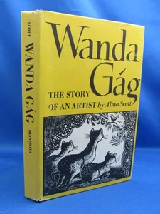 Wanda Gag The Story of an Artist Scott SIGNED 1949 1st Original Engraving 1928 - Imagen 1 de 8