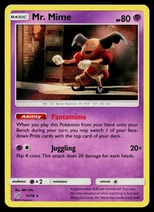 Mr. Pantomime 11/18 Detective Pikachu Rare - Bild 1 von 2