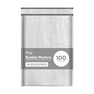 100 sobres de alta calidad para sobres de burbujas de 14,25" x 20" bolsas de polietileno 14,25x20 - Imagen 1 de 6