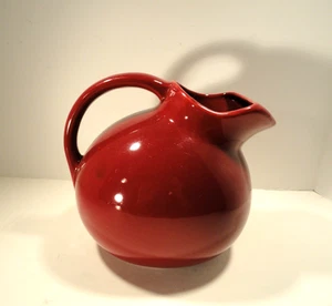 Vintage Tilt Maroon Ball Pitcher USA - Picture 1 of 7