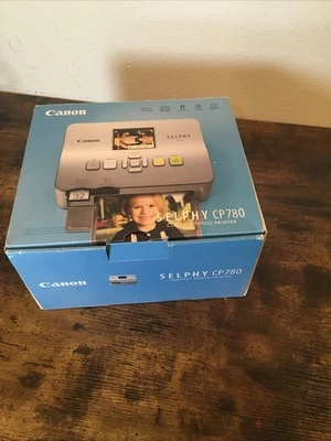 Canon CP780 SELPHY Portable Photo Printer Silver Used Open Box - Image 1 of 4