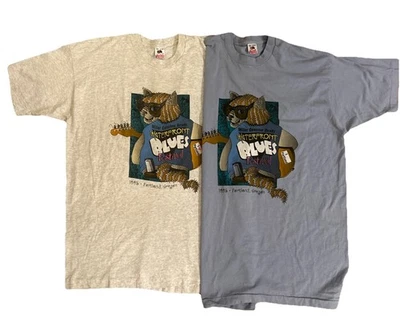 Vintage 90's Portland Blues Fest T Shirts XXL Lot - Image 1 of 4
