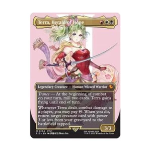 WOTC Commander: FINAL FANTASY Terra, Herald of Hope (Borderless) (MR) CASI NUEVO - Imagen 1 de 1