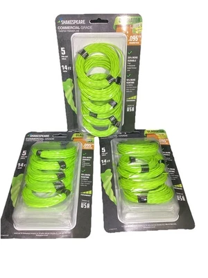 3 Pack Shakespeare Gladiator Twisted Trimmer Line .095” Commercial Grade - Image 1 of 4