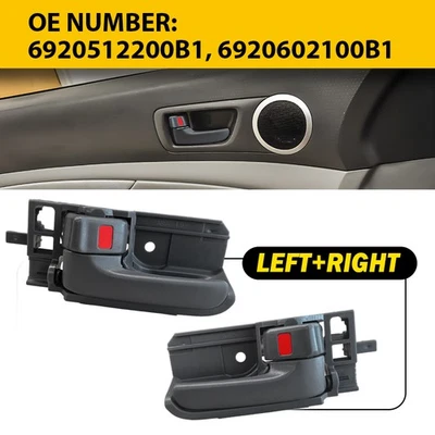 Interior Door Handle Right+Left Set for 2007-2008 Scion tC Spec 6920602100B1 XH - Image 1 of 4