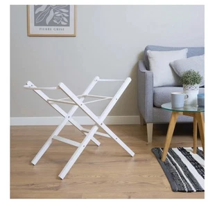 Wooden Folding Moses Basket Stand - Picture 1 of 1