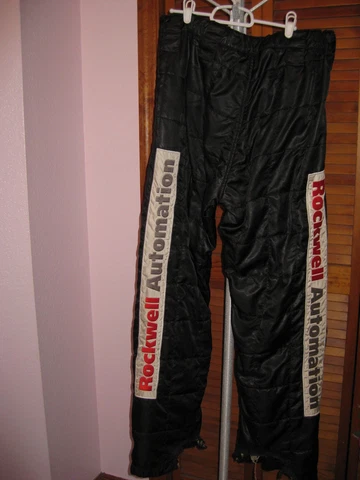 RARE Sparco Denny Hamlin #11 Rockwell Automation Crew Firesuit Pants Race Worn Cover