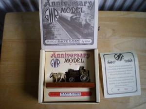 RARE LLEDO/GEMINI DIECAST GWR EARLY HORSE DRAWN FIRE ENGINE ON WOODEN PLINTH - Picture 1 of 10