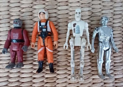 Kenner Star Wars 1978 Lot Luke Skywalker Snaggletooth Death Star Droid Torture - Image 1 of 4