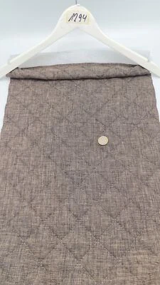 Möbelbezugstoff Polsterstoff Dekostoff Steppoptik mit Vlieswatte Braun 1294 - Bild 1 von 3