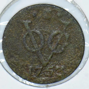 Netherlands East Indies 1753 1/2 Duit 291406 combine shipping - Picture 1 of 2