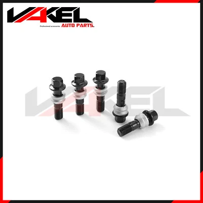 5X A0009904518 Wheel LUG bolts For Benz C167 GLS 450 GLE 350 Black - Imagem 1 de 4
