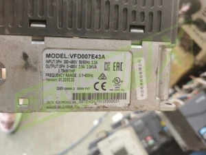1PCS Deliver quickly DELTA inverter VFD007E43A refurbished - Picture 1 of 1