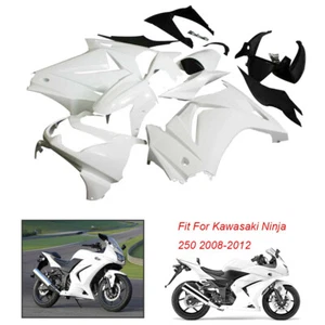 Unpainted Bodywork Fairing Kit Fit For Kawasaki Ninja 250R EX250 2008-2012 - Picture 1 of 12