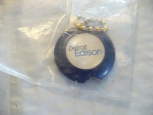 TW- VINTAGE DETROIT EDISON RULER KEY CHAIN MIP   #42810 (MIP - Picture 1 of 9