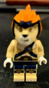 Lego Mini Figure - Chima - Leonidas - (loc017) dal 70014 Leone Arancione - Foto 1 di 2