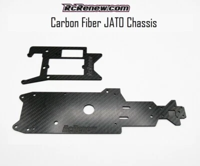 Carbon Fiber Traxxas Jato Drag racing outlaw racing Chassis std wheelbase - Image 1 of 3