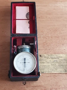 JAMES BIDDLE No. 0 Tachometer Gauge Indicator Swiss As Is 112222 w/Case Vintage - Picture 1 of 24