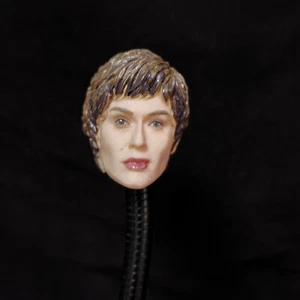 1/6 Female Brown Hair Beauty Pale Head Sculpt Carved For 12"Figure Body Toys - Picture 1 of 5